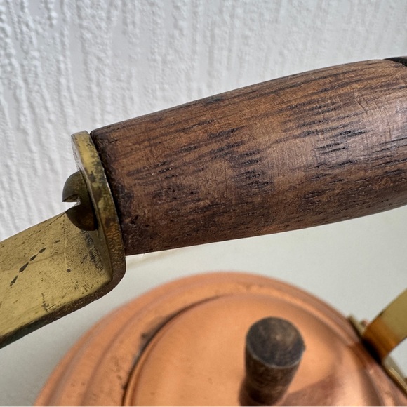 Vintage Portugal Copral Midcentury Copper Tea Kettle - Picture 12 of 13